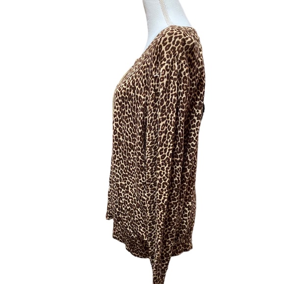 George XXLG Leopard cardigan/sweater. Rayon/Nylon blend. Great condition. - Picture 5 of 13